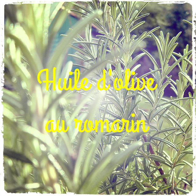 huile olive romarin
